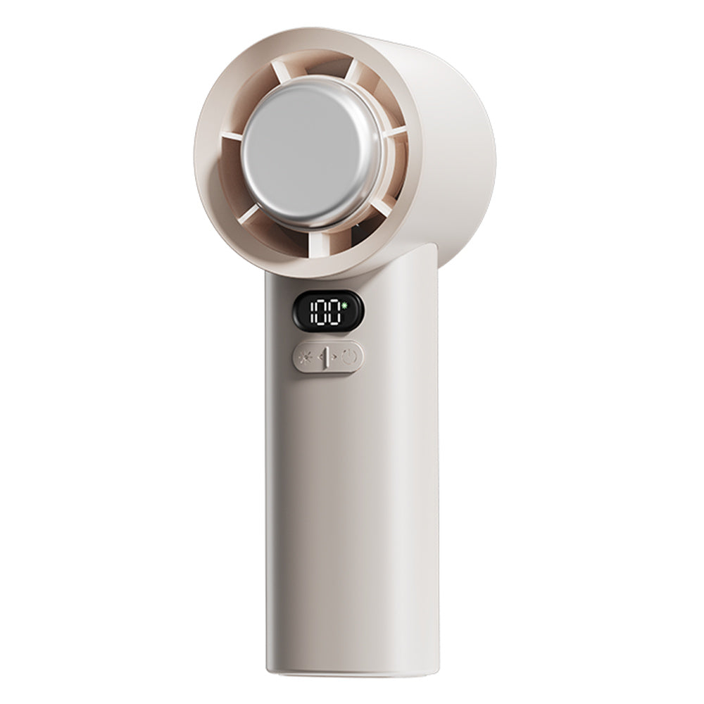 M57 100 Gears Stepless Adjustable Cold Compress Digital Display Handheld Fan M57 100 Gears Stepless Adjustable Cold Compress Digital Display Handheld Fan